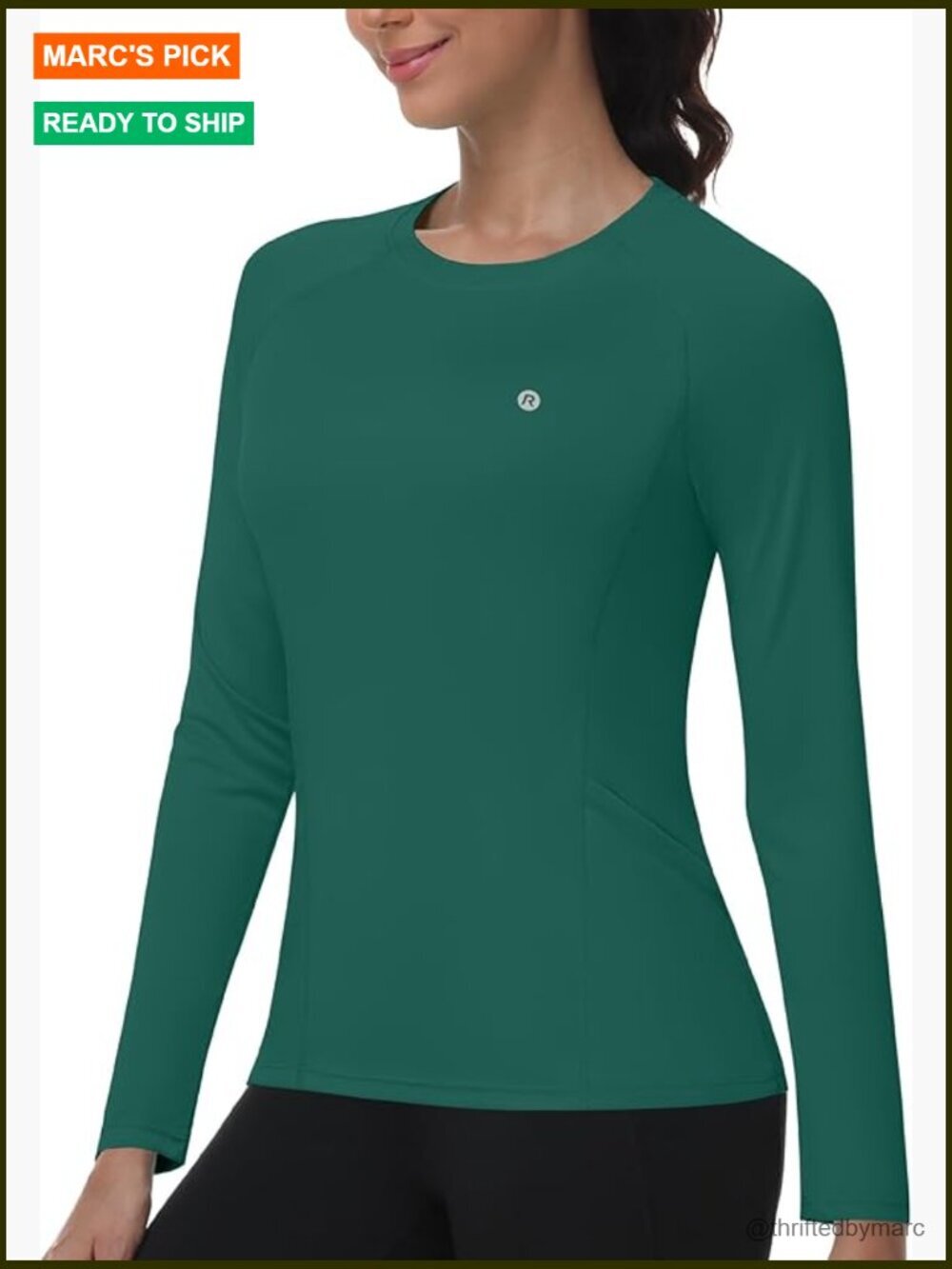 UPF 50+ Long Sleeve Rash Guard with Pockets Quick Dry Sun Shirt for Hiking